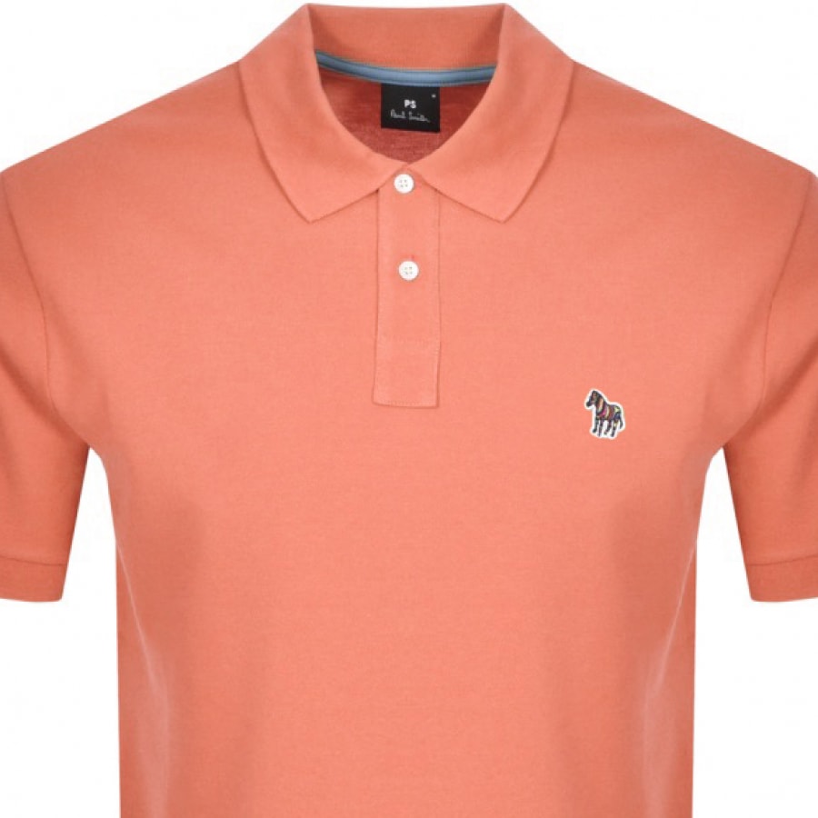 Alternative Image for ProductPS By Paul Smith Regular Polo T Shirt Orange2